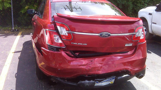 First Smashed-Up 2010 Ford Taurus SHO In Chi-Town